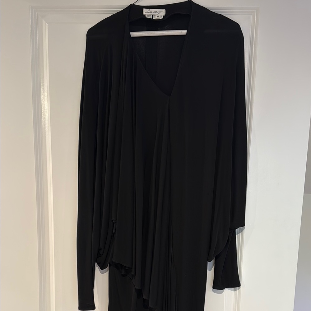 Lucille Chayt Vintage Elegant Black Women's Dress